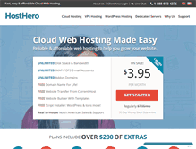 Tablet Screenshot of hosthero.com